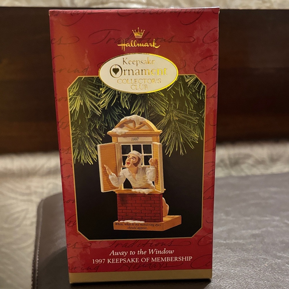 Hallmark Keepsake Ornament Away to the Window 1997 Keepsake of Membership